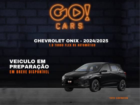 CHEVROLET ONIX 1.0 TURBO FLEX RS AUTOMÁTICO CHEVROLET ONIX 1.0 TURBO FLEX RS AUTOMÁTICO